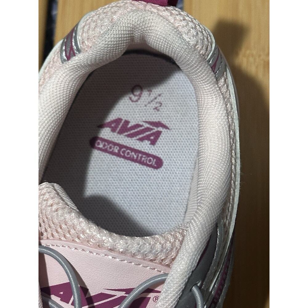 Avia Women’s Walking Running Shoes Size 9.5 Pink/Silver Mesh – Lightly Used - Picture 5 of 7